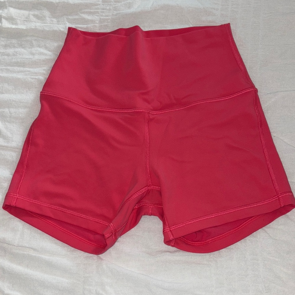 lululemon size 4 biker shorts in lipgloss i believe
